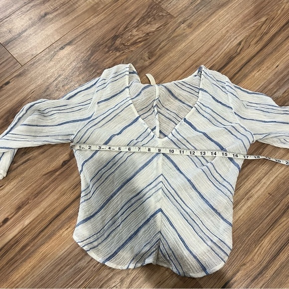 Free People Gauzy Stripe Top - Picture 8 of 9